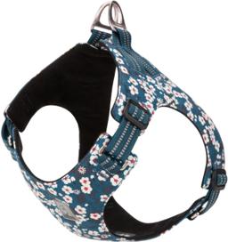 Light Floral Dog Harness