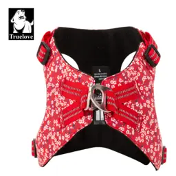 Light Floral Dog Harness